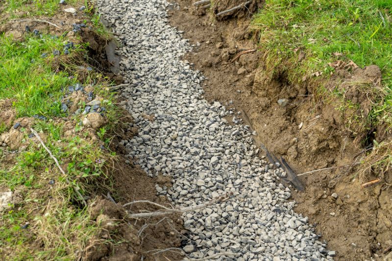 French Drain Close-up