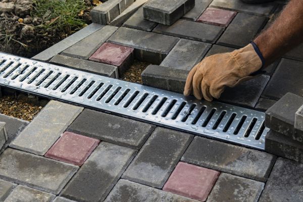 Patio Drain Installation in Holland