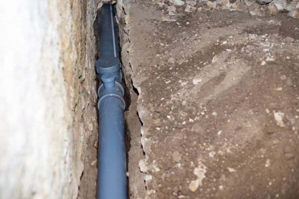 Drain Line Installation in Holland